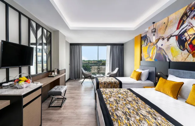 Deluxe, Double Bed, Side Sea View، Arnor Deluxe Hotel And Spa 3/7