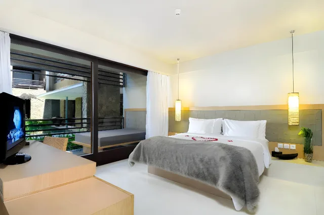 جناح بسرير كوين بإطلالة على المسبح بغرفة نوم واحدة، The Haven Bali Seminyak 3/3