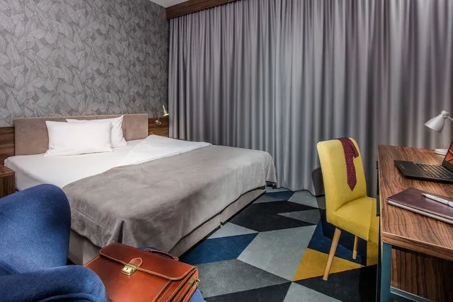 غرفة ديلوكس مفردة بسرير مزدوج، Vulcan Hotel 1/4