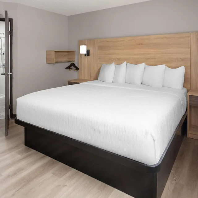 غرفة بسرير كينج بحوض استحمام لذوي الإعاقة، La Quinta Inn And Suites By Wyndham Mansfield Oh 3/6