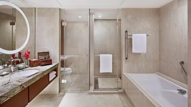 غرفة تنفيذية بسرير كينج لغير المدخنين، China Hotel Guangzhou 2/2