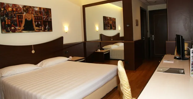 غرفة مفردة بسرير مزدوج، As Hotel Cambiago 1/3