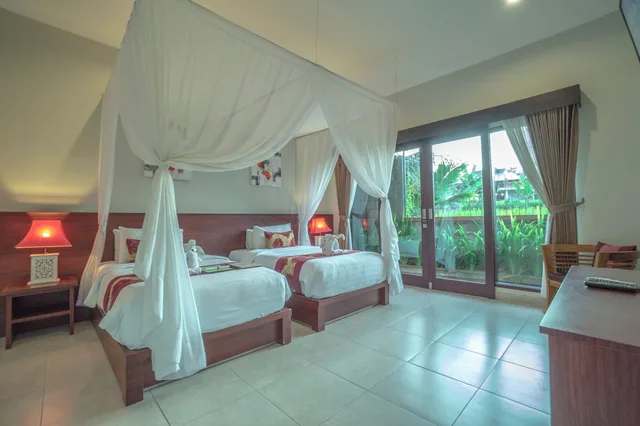 3 Bedrooms, Villa, 2 Double and Twin Beds, Private Pool، Griya Shanti Villas & Spa 1/3