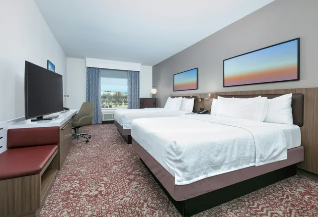 غرفة بسريرين كوين بإطلالة لذوي الإعاقة، Hilton Garden Inn Dallas/Arlington 4/8