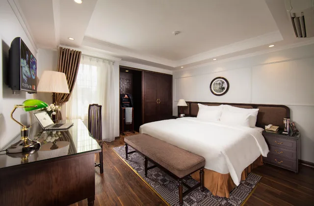 غرفة تنفيذية بسريرين منفصلين بإطلالة على المدينة، Hong Ngoc Dynastie Hotel 2/2
