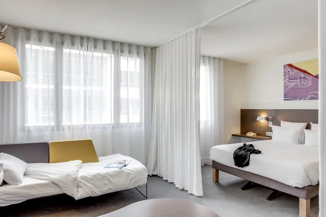 جناح سوبيريور بسرير مزدوج وسرير فردي مع أريكة، Novotel Suites Paris Stade De France 6/10