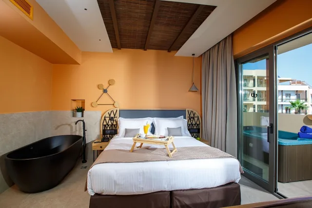 جناح رومانسي ديلوكس بجاكوزي، Palmera Beach Hotel and Spa Adult Only 5/10