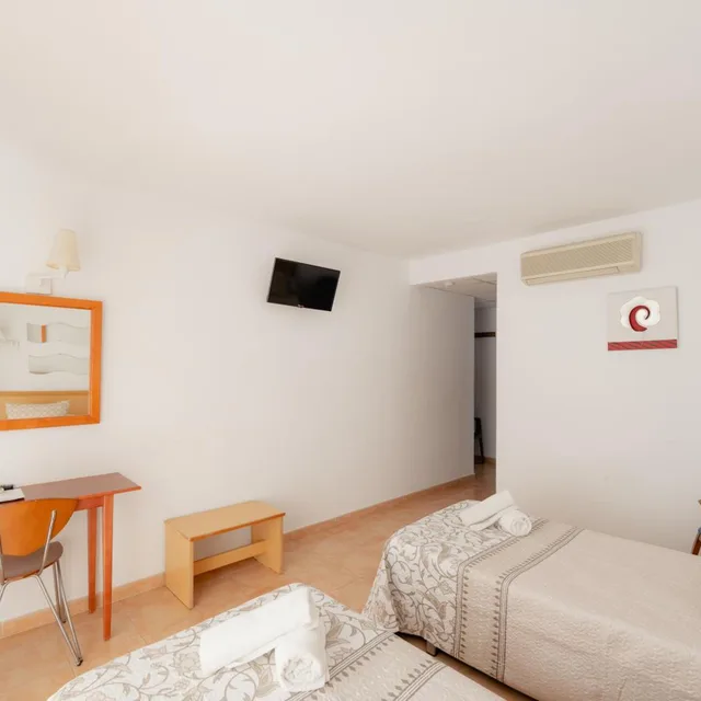 غرفة بسرير مزدوج أو سريرين منفصلين، Hotel Santa Faz - Adults Only 8/10