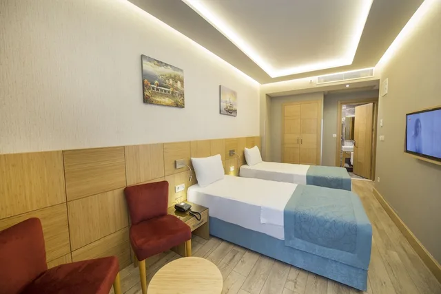 غرفة ديلوكس بسرير مزدوج وسرير فردي، The Meretto Hotel Laleli 1/3
