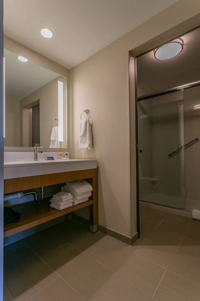 غرفة بسرير كينج بإطلالة على النهر مع أريكة، Hyatt Place Wilmington Riverfront 10/10