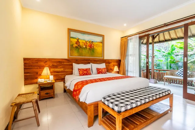 غرفة سوبيريور ديلوكس بسرير كوين، Meruhdani Boutique Hotel Ubud 2/2