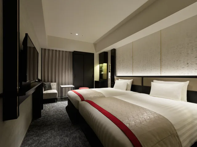 غرفة سوبيريور بسريرين بحوض استحمام، Mitsui Garden Hotel Fukuoka Nakasu 2/4