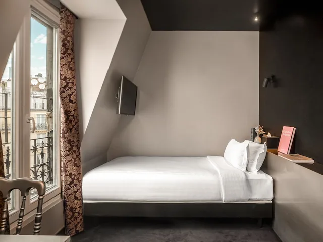 غرفة مفردة بسرير فردي، Grand Hotel Lafayette Buffault 2/5