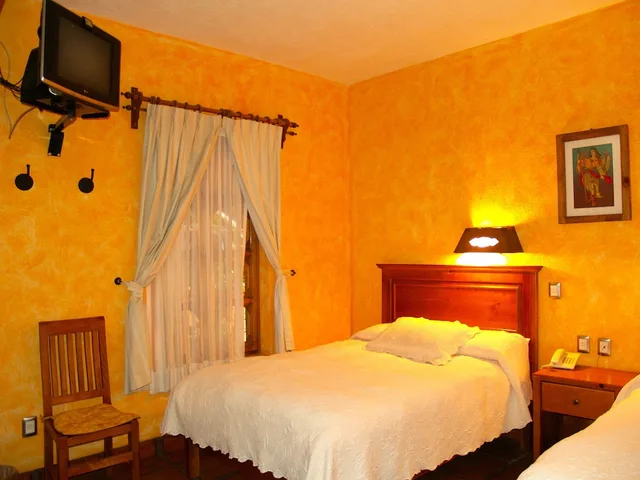 غرفة سوبيريور بسريرين منفصلين، Hotel Refugio del Angel 4/7