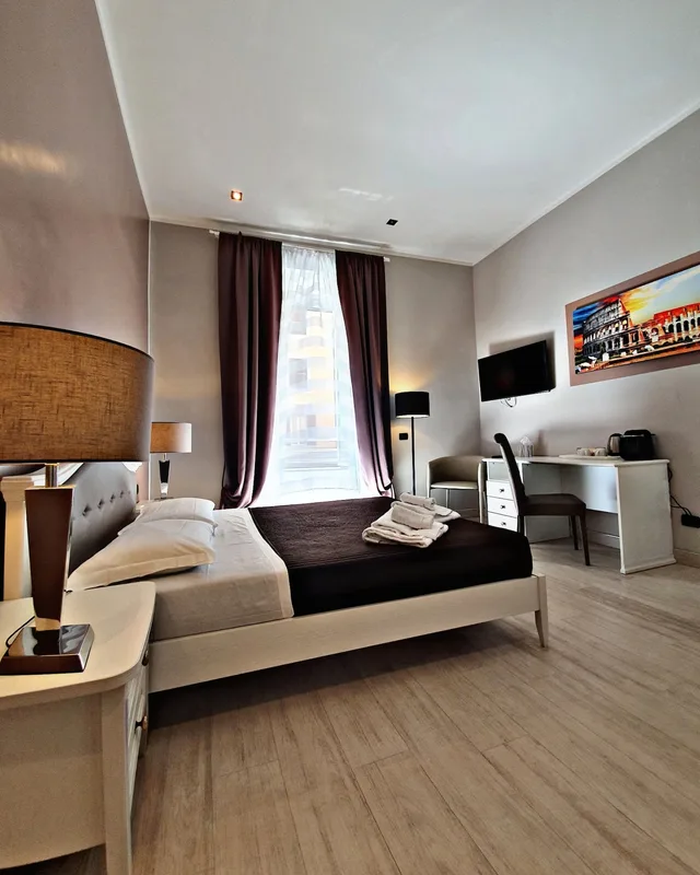 غرفة ديلوكس بسرير كوين، Fabio Massimo Guest House 1/3