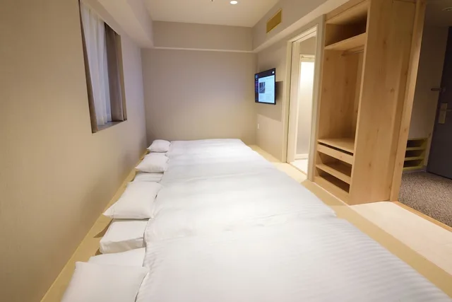 غرفة يابانية بفرشتي فوتون، Hakata Green Hotel No.1 6/9