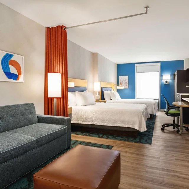 استوديو بسريرين كوين مع أريكة، Home2 Suites by Hilton New York Long Island City/ Manhattan View 2/3