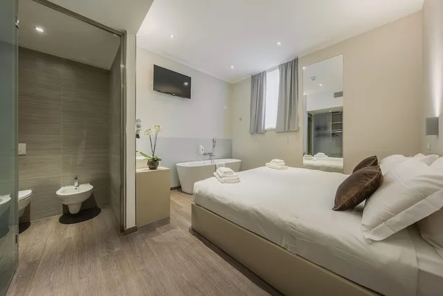 غرفة كومفورت بسرير كينج، Spark by Hilton Milan Linate Airport 7/8