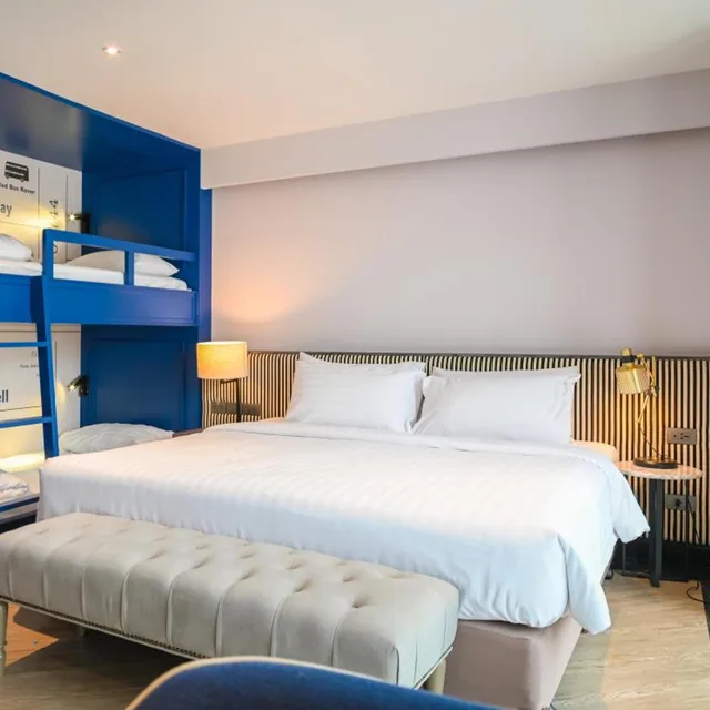 Family Journey, Bunk Bed، Vince Hotel Bangkok Pratunam 3/9