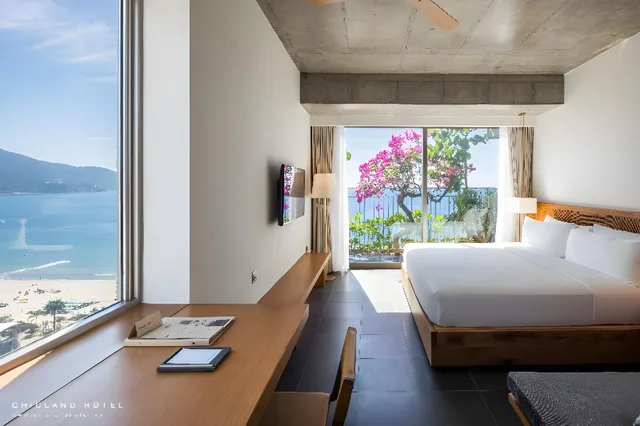 غرفة ديلوكس بسرير مزدوج، Chicland Da Nang Beach Hotel 3/3