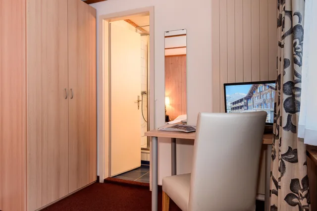 غرفة بسرير مزدوج أو سريرين منفصلين، Jungfrau Lodge - Swiss Mountain Hotel 6/6