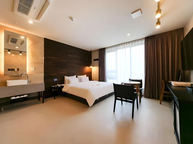غرفة بسرير مزدوج، Le Idea Hotel Gyeongju 1/1