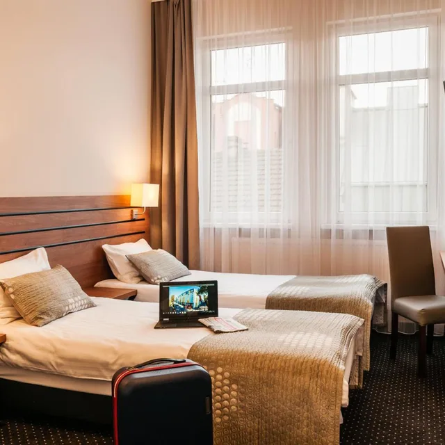 غرفة بسريرين منفصلين مع سرير إضافي، Wilga Hotel 4/6