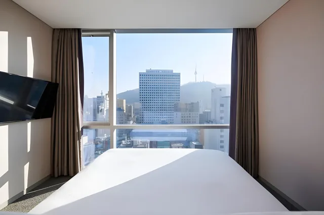 Sky, Namsan, Tower, Double Bed, with View, No Parking، Nine Tree by Parnas Seoul Myeongdong 2 1/1