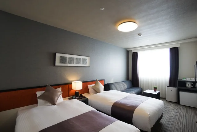 Moderate, Twin Beds، Hotel La'gent Plaza Hakodate Hokuto 2/10
