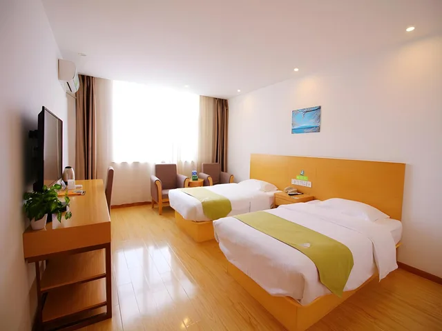 غرفة بزنس بسريرين منفصلين، GreenTree Alliance Suzhou Zhangjiagang Nanfeng Town Hotel 1/1