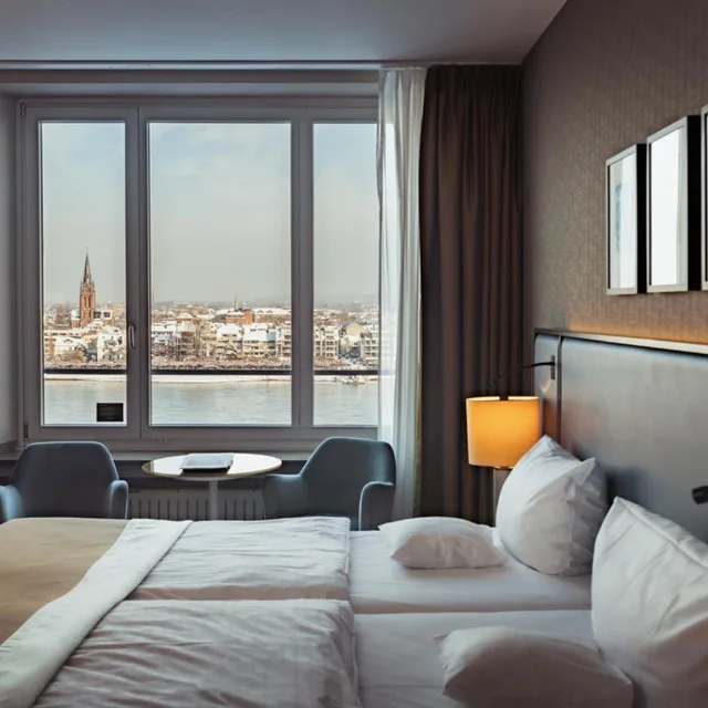 غرفة ديلوكس بسرير مزدوج، Ameron Hotel Konigshof Bonn 3/6