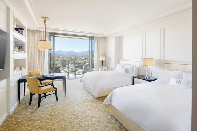غرفة ديلوكس بسريرين كوين في طابق مرتفع، Waldorf Astoria Beverly Hills 3/7