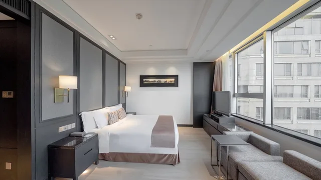 جناح جونيور بسرير كينج مع دخول صالة النادي، Crowne Plaza Shanghai Anting Golf 1/6