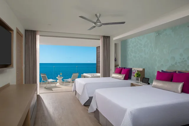 Xhale Club, Junior Suite, 2 Double Beds, Ocean Front, Jetted Tub، Breathless Riviera Cancun Resort & Spa - Adults Only 2/3