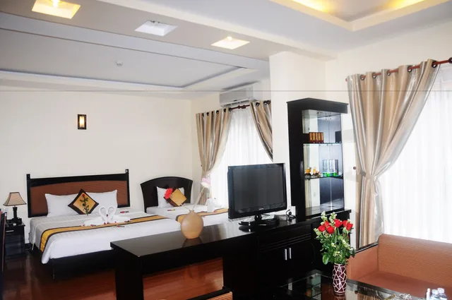 جناح بسرير مزدوج، Than Thien Friendly Hotel 3/4