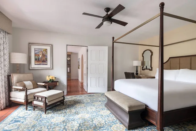 جناح كلوب بسرير مزدوج بإطلالة على البحر بغرفة نوم واحدة، The Ritz-Carlton Bacara Santa Barbara 4/10