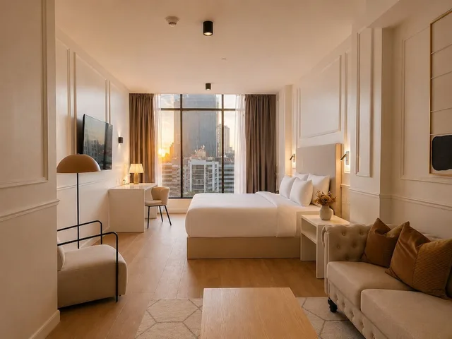 جناح جونيور بسرير كينج مع أريكة، Hotel Mio Panama 3/10