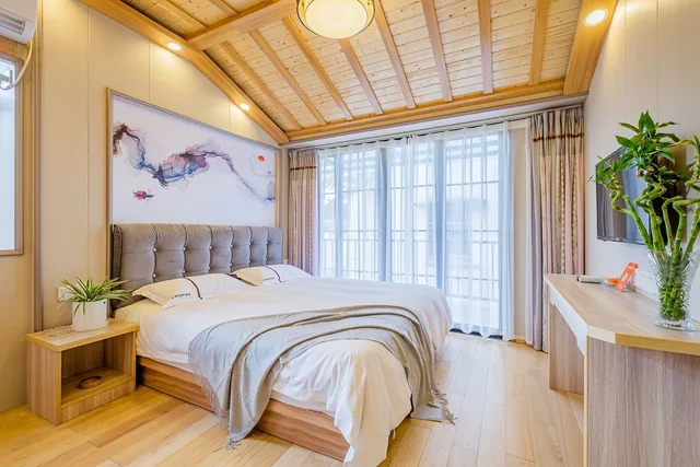 Mezzanine, Loft, Family, Queen Bed, Balcony، Wuzhen Liangzhu Boutique Inn 2/5