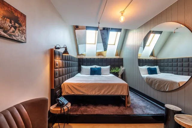 غرفة سوبيريور بسرير كوين، Hotel Rum Budapest 5/6