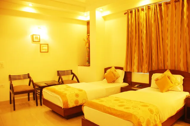 غرفة تنفيذية بسرير مزدوج، Hotel Shipra International 3/9