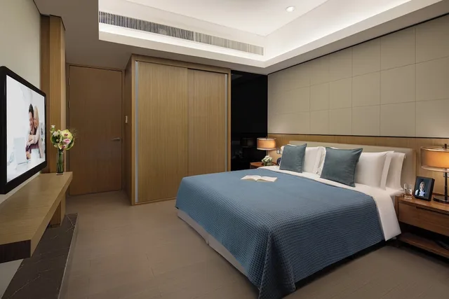 شقة بريميير بسرير كينج بإطلالة على المدينة بغرفة نوم واحدة بمطبخ، Ascott IFC Guangzhou 5/10