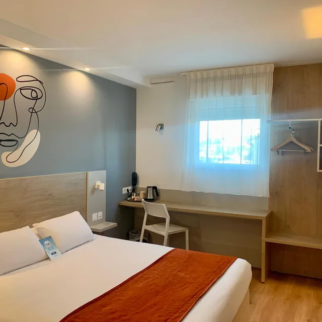 غرفة عائلية، Kyriad Montpellier Ouest St Jean De Vedas 5/9