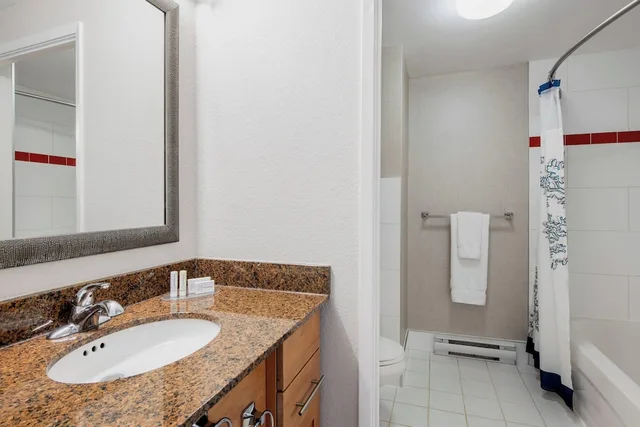 جناح بسرير كينج بإطلالة على البحيرة بغرفة نوم واحدة مع أريكة، Residence Inn By Marriott Kingston Water S Edge 5/5
