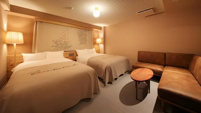 غرفة قياسية بسريرين منفصلين، Unwind Hotel Bar Sapporo 1/1