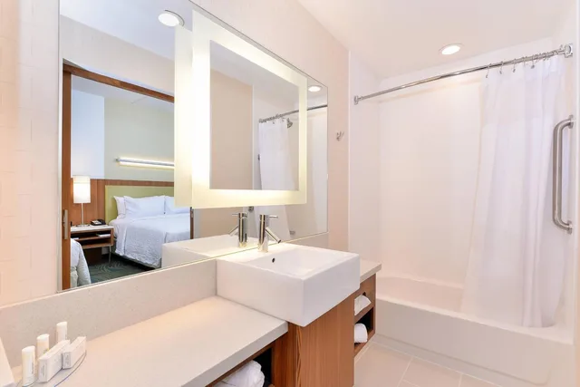 جناح بسرير كينج مع سرير سحّاب إضافي مع أريكة لذوي الإعاقة، Springhill Suites Raleigh Cary 1/3
