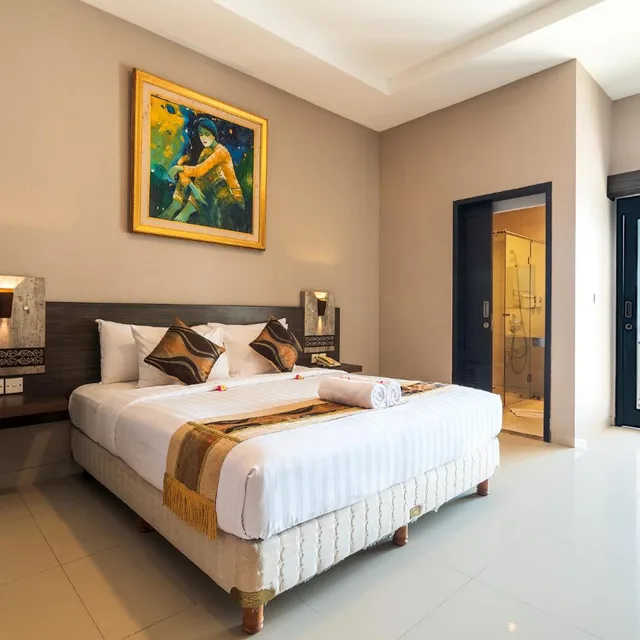 غرفة ديلوكس بإطلالة على المسبح، Padma Sari Hotel 1/10