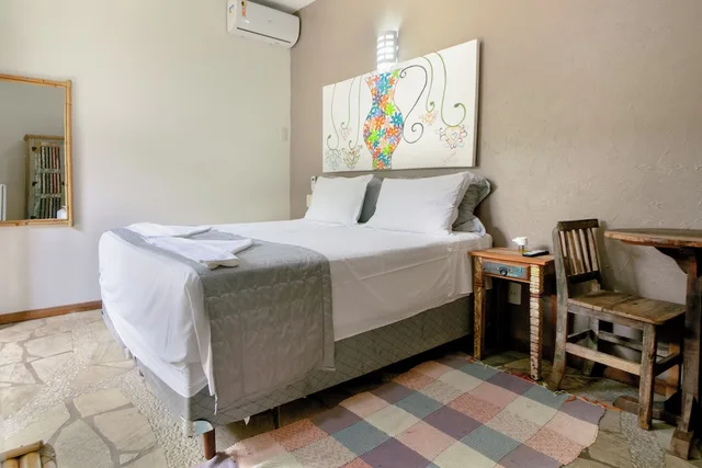 غرفة قياسية بسرير كوين، Velinn Pousada Catamara Brasil 9/10
