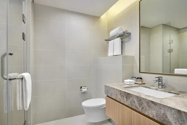 غرفة بسريرين منفصلين، Eature Residences Lingang Shanghai 3/3