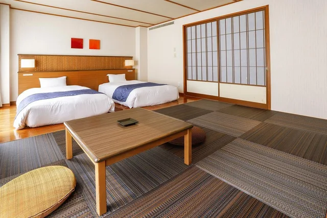 غرفة ديلوكس بسريرين منفصلين، Satoyama Holiday Keburikawa Kyoto 1/1