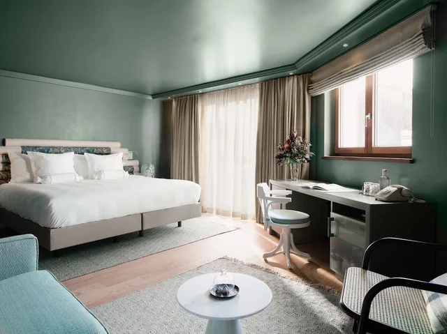 غرفة بسرير كينج بإطلالة، Parkhotel Beau-Site 9/10